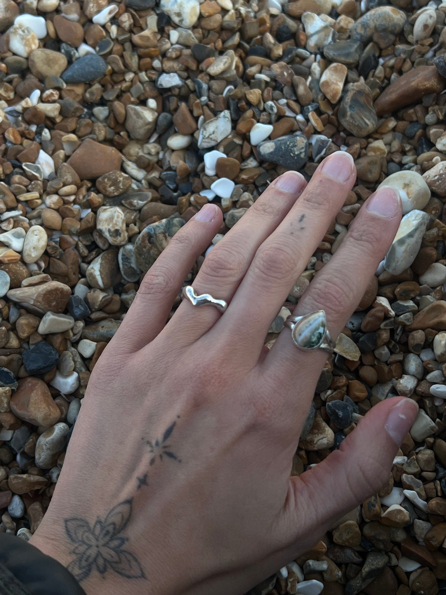 Ocean Jasper Ring - Size 6.5