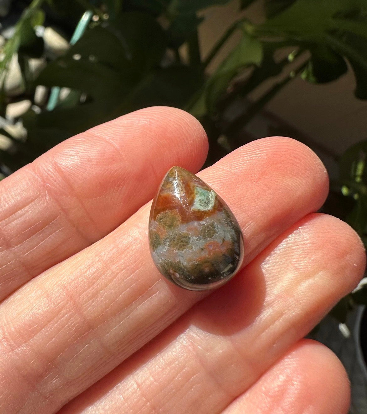 Ocean Jasper Drop Pendant