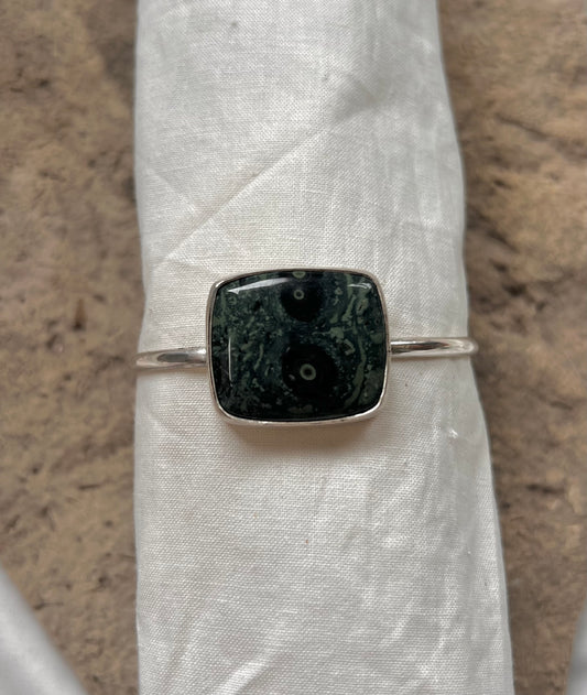 Kambaba Jasper Cuff - Size 5.75”