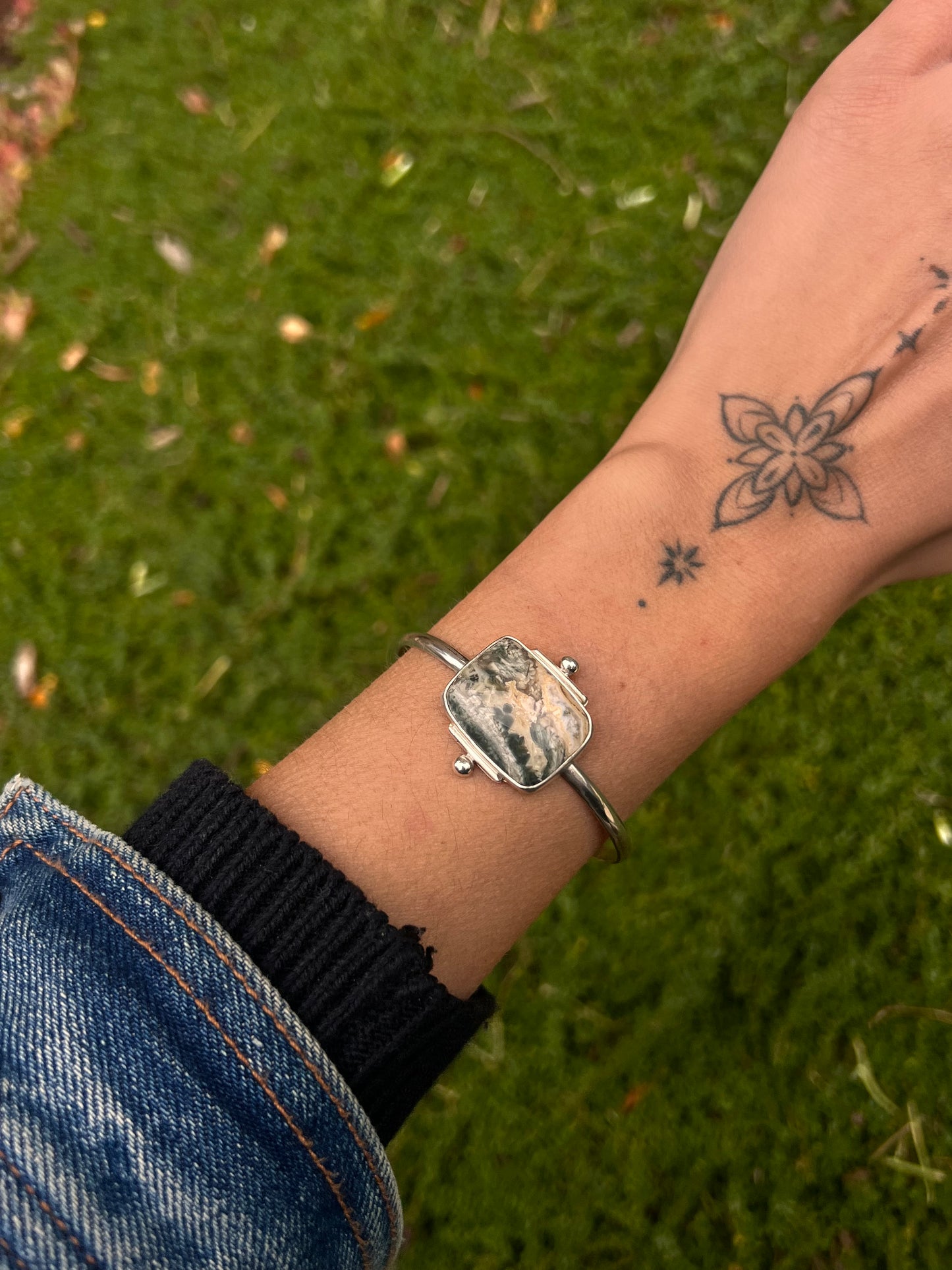 Ocean Jasper Cuff -Size 5.75”