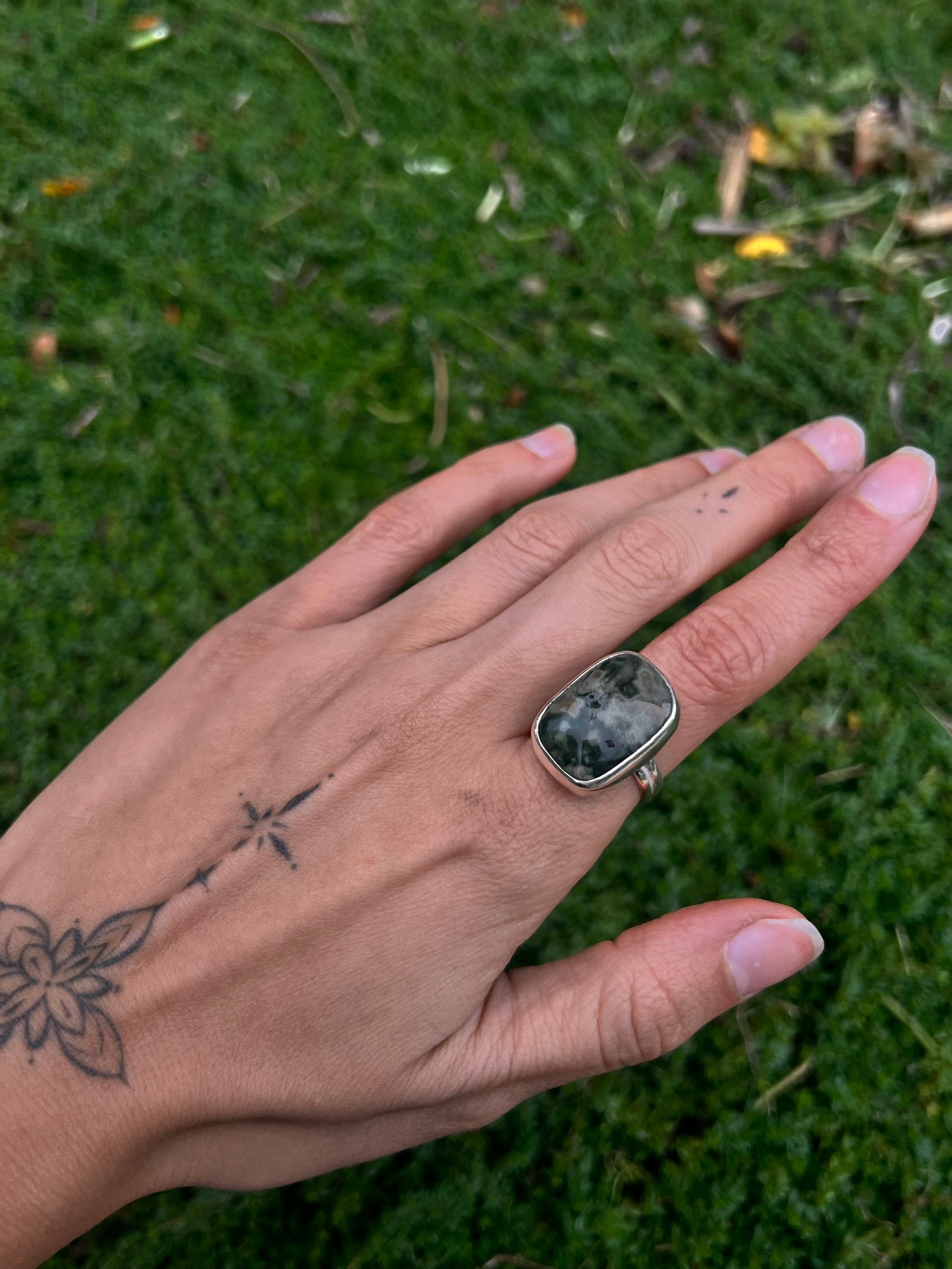 Ocean Jasper Ring - Size 9