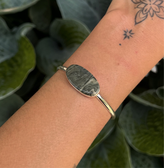 Melarite Jasper Cuff - 6.25”