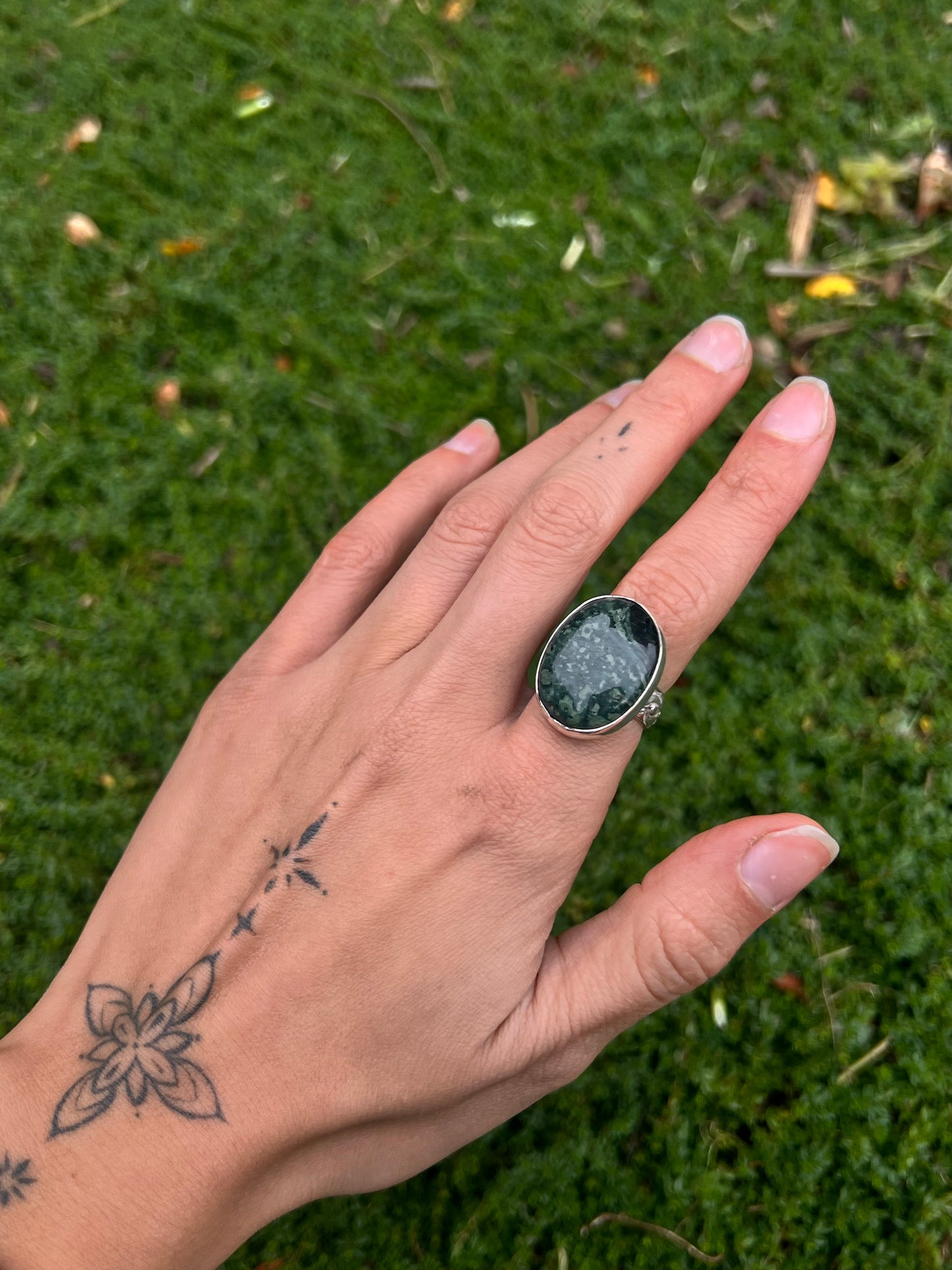 Kambaba Jasper Ring - Size 6
