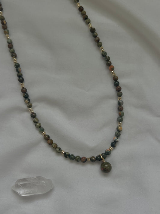 Rainforest Jasper & Unakite