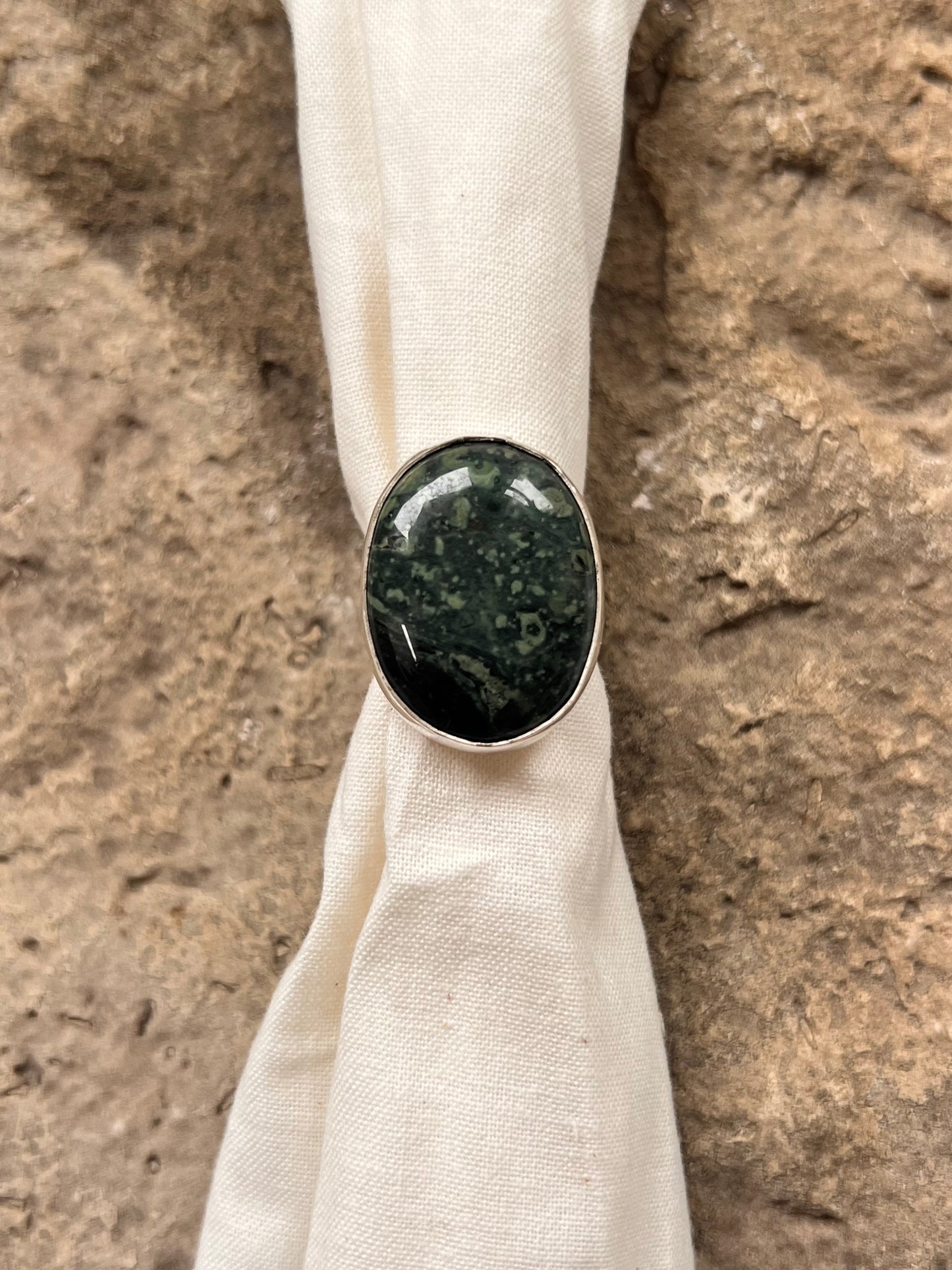 Kambaba Jasper Ring - Size 6