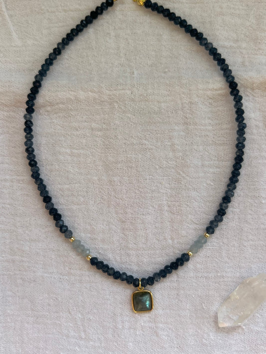 Aquamarine & Labradorite