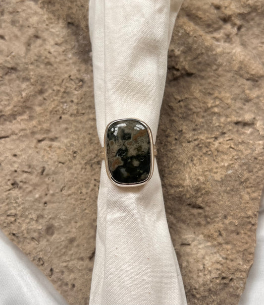Ocean Jasper Ring - Size 9