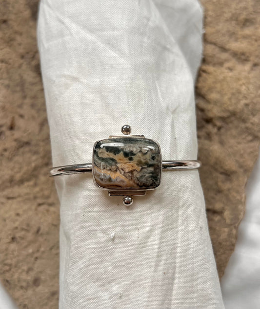 Ocean Jasper Cuff -Size 5.75”