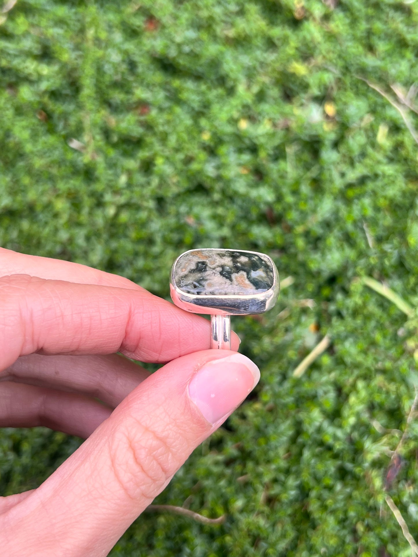 Ocean Jasper Ring - Size 9